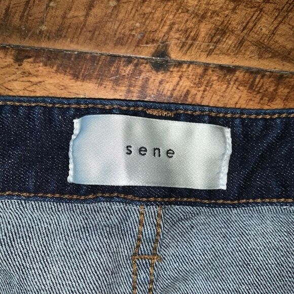 Sene dark wash straight leg high waist normcore 36 air jeans - Picture 2 of 4